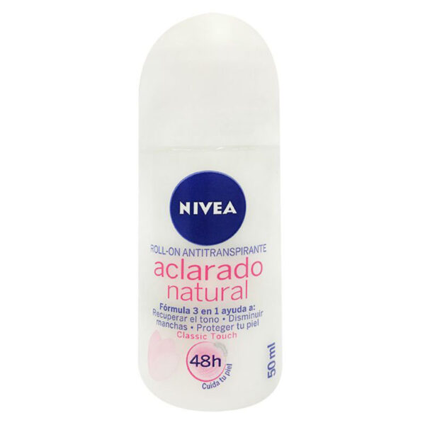 DTE.NIVEA ROLL TONO NATURAL CLAS 50 ML M
