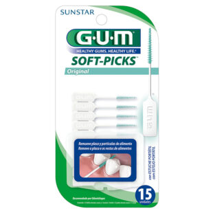 PALILLOS DENTALES SOFT PICKS GUM 15 UND