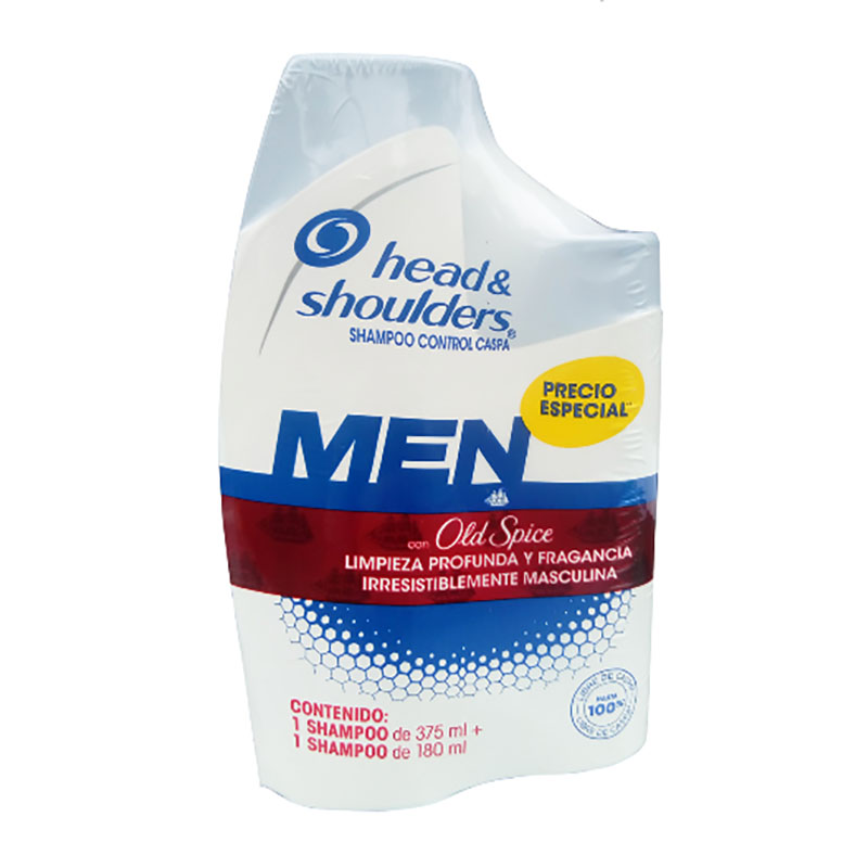 CHA.HEAD-SHO.MEN OLD SPI.375ML+180ML P.E