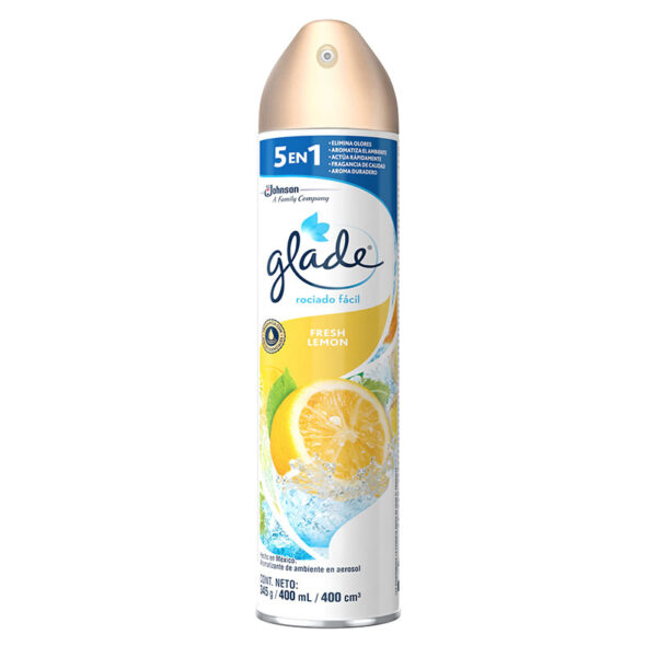 AMBIENT.GLADE SPRAY LEMON FRESH 400 ML