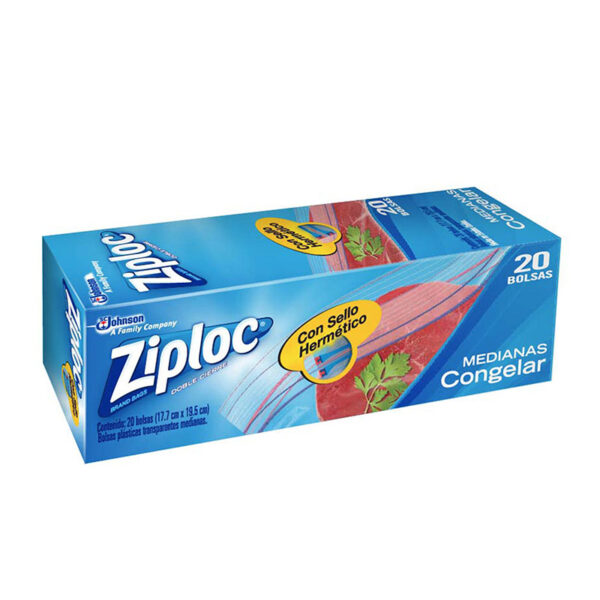 BOLSAS ZIPLOC CONGELAR 20 UND