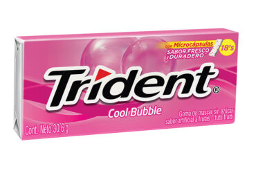 CHICLE TRIDENT EVUP COOL BUBBLE 12 UND
