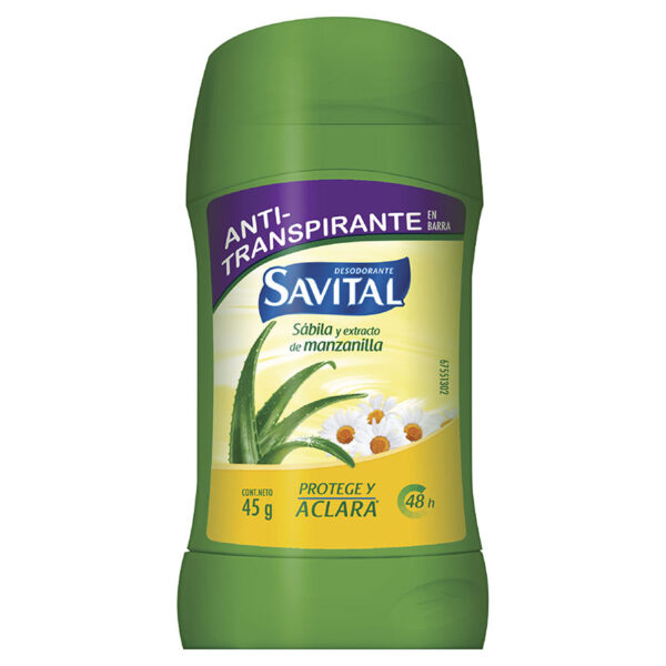DTE.SAVITAL BARRA SABILA MANZAN.45 GR M