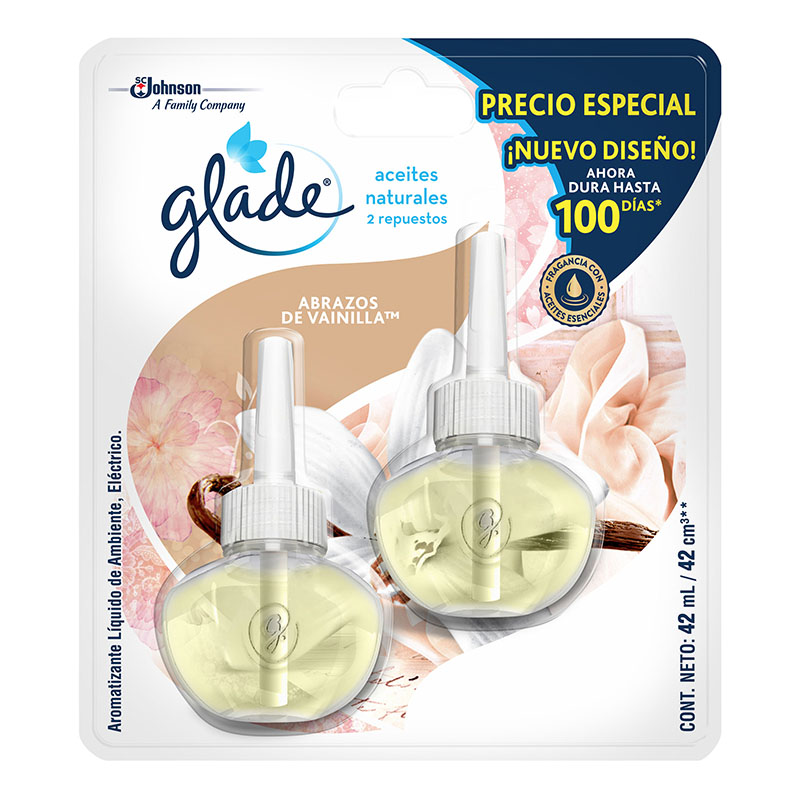 AMBIENT.GLADE 2 REP.ACEITE VAINILLA