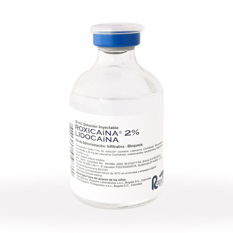 ROXICAINA 2% SIMPLE 20 ML