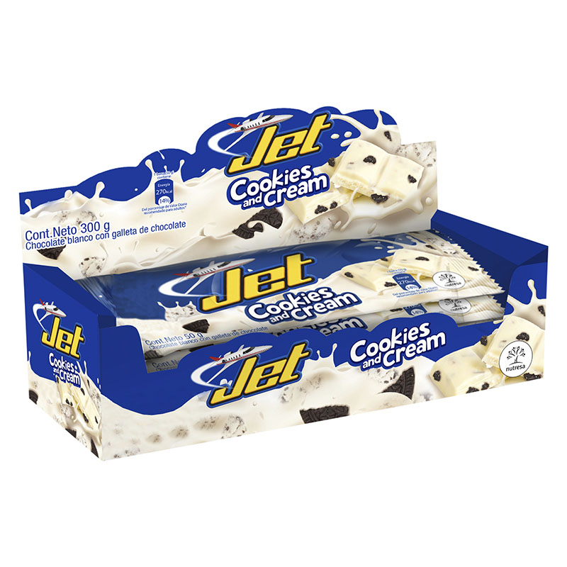 CHOCOLATINA JET COOKIES AND CREAM 6 UND