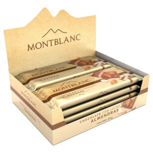 CHOC.MONTBLANC ALMENDRA LECHE 60 GR 8UND