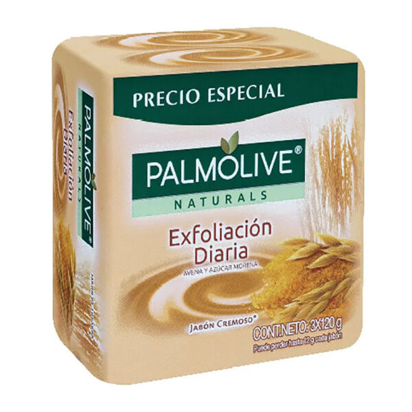 3 JAB.PALMOLIVE AVENA Y AZUCAR 120GR P.E