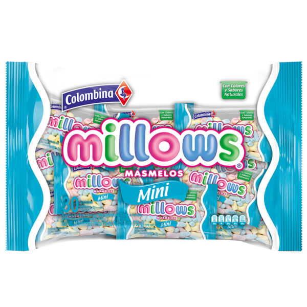 MASMELO MILLOWS MINI 20 GR 30 UND