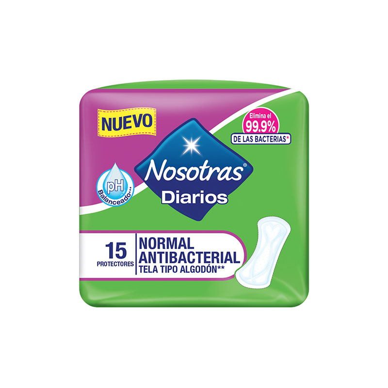 PROT.NOSOTRAS DIARIOS N.ANTIBAC.15 UND