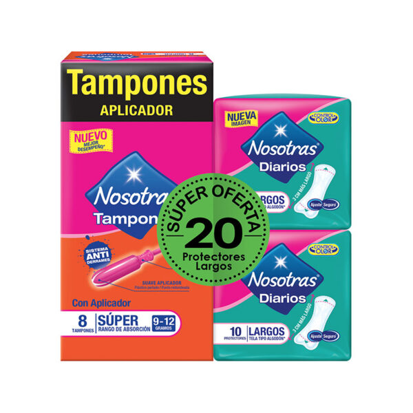 TAMP.NOSOTRAS.APLI.REG.8UN+2PRO.LAR.S.OF