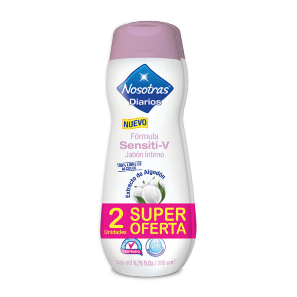 2 JAB.INT.NOSOTRAS SENSITI-V 200 ML S.O