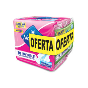 TOA.NOSOTRAS INVIS.RAPIGEL 10 UDS+5 PROT