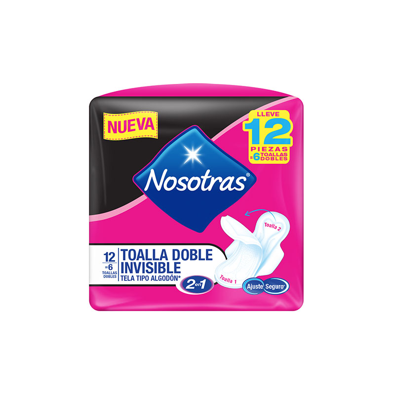 TOA.NOSOTRAS DOBLE INV.T.ALGODON 12 UDS