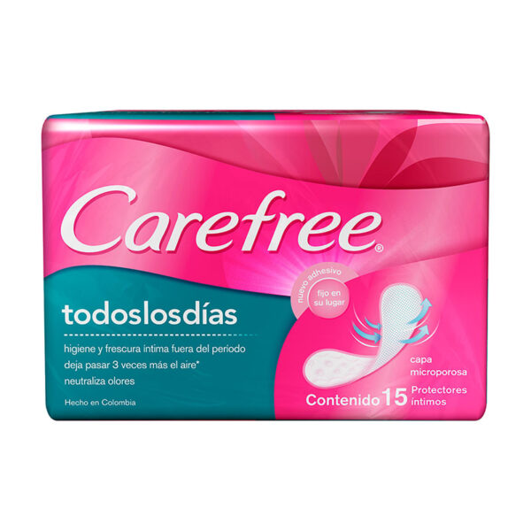 PROT.CAREFREE TODOS LOS DIAS 15 UND