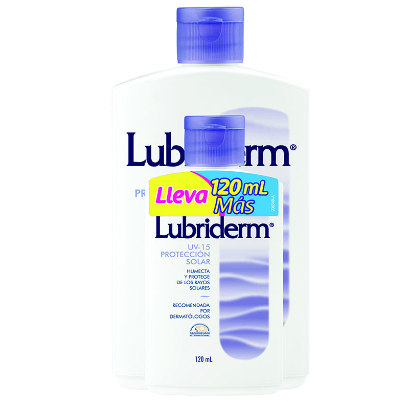 LUBRIDERM LOCION U.V.15 400 ML+LUB.120