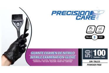GUANTE NITRI.PRECISION NEGRO S 100 UND