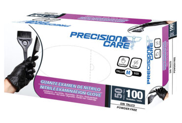GUANTE NITRI.PRECISION NEGRO M 100 UND