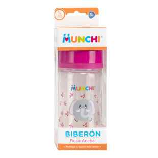 BIBERON MUNCHI BOCA ANCHA 8 OZ
