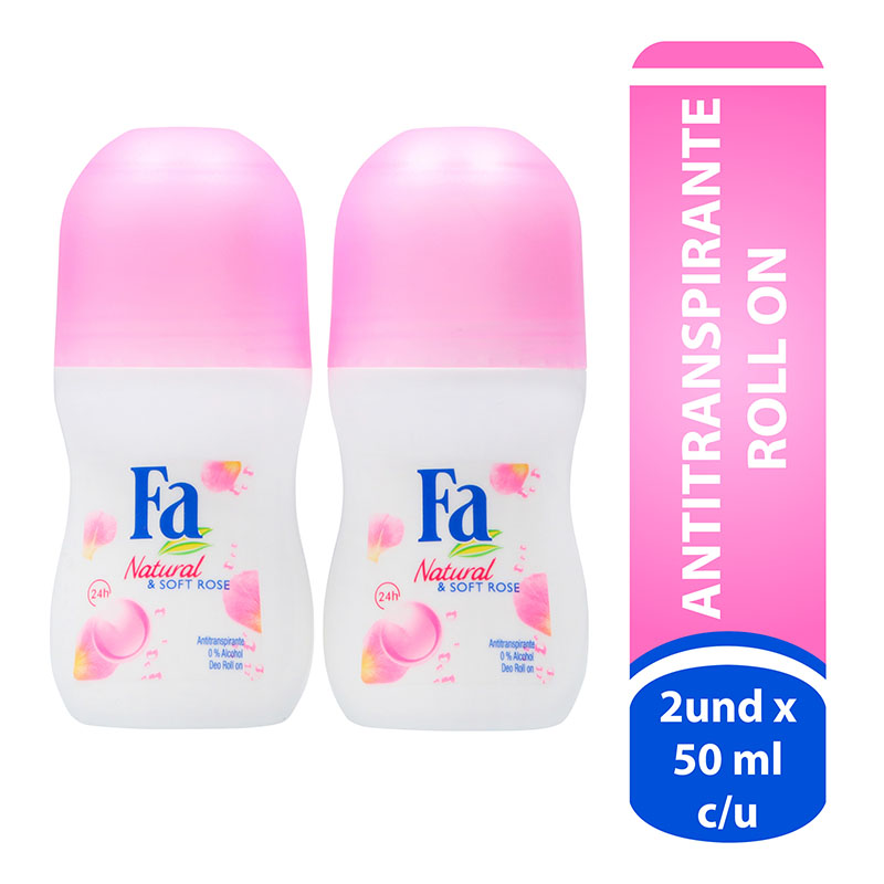 2 DTE.FA ROLLON WOMEN ROSE 50 ML P.E M