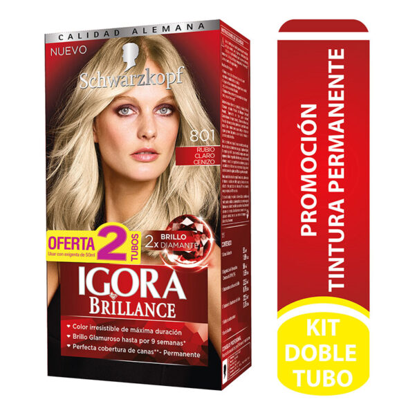 IGORA BRILLANCE D.T 801 RUB.CLARO CENIZO