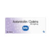 ACETAMINOFEN+CODEINA 325/8MG 20 TBS MK