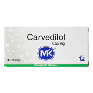 CARVEDILOL 6.25 MG 30 TBS MK(P)8918