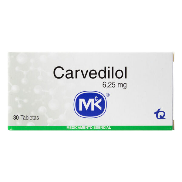 CARVEDILOL 6.25 MG 30 TBS MK(P)8918