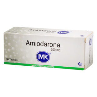 AMIODARONA 200 MG 30 TABLETAS MK (PAE)