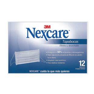 TAPABOCA DESECHABLE NEXCARE 3M 12 UDS