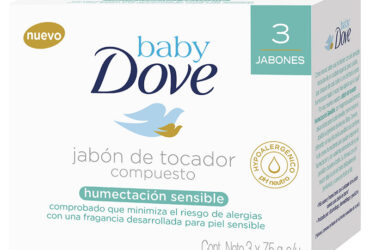 3 JABONES DOVE BABY HUMEC.SENSIBLE 75 GR