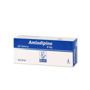 AMLODIPINO 5 MG 10 TABLETAS RC
