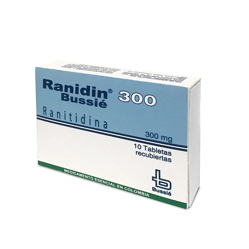 RANIDIN 300 MGS 10 TABLETAS