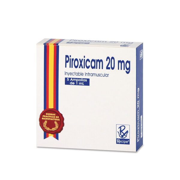 PIROXICAM 20 MG 5 AMPS RC