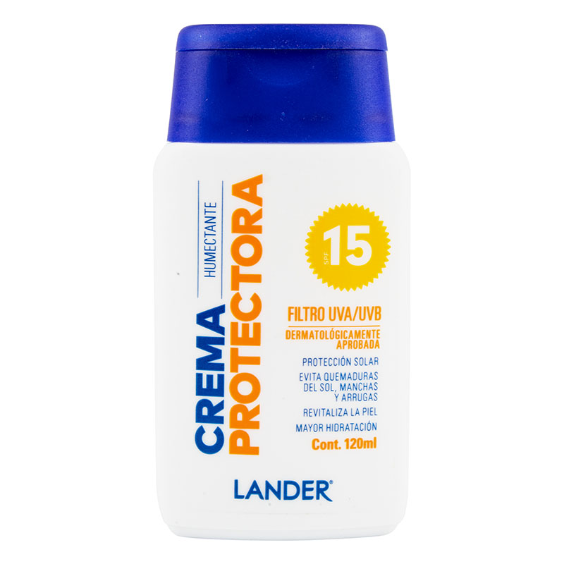 CREMA PROTECTORA LANDER SPF15 120 ML.