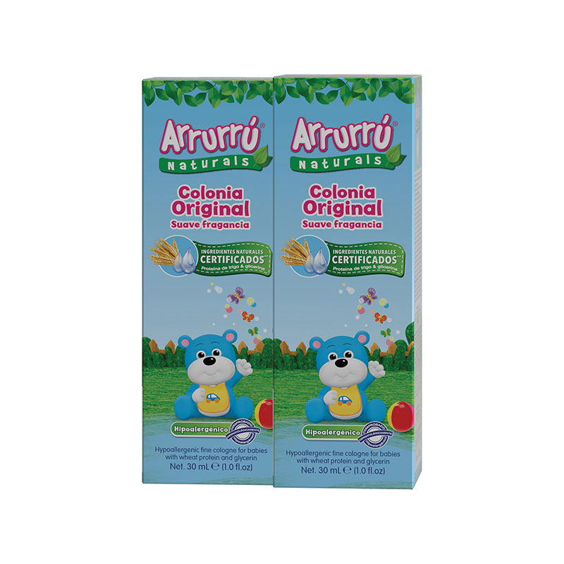 2 COLONIA ARRURRU NATURAL.AZUL 30 ML S.O