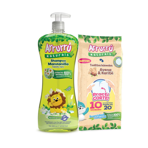 CHA.ARRURRU MANZAN.800ML.+TOA.10 UND S.O