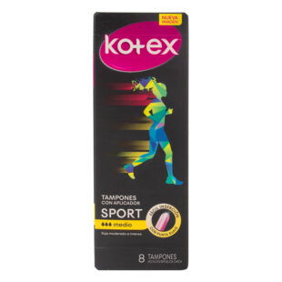 TAMPON KOTEX SPORT MEDIO CON APLI.8 UND