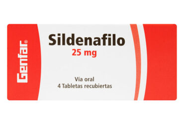 SILDENAFIL 25 MG 4 TABLETAS GF