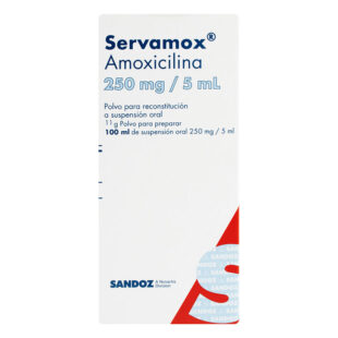SERVAMOX 250 MGS SUSPENSION 100 ML