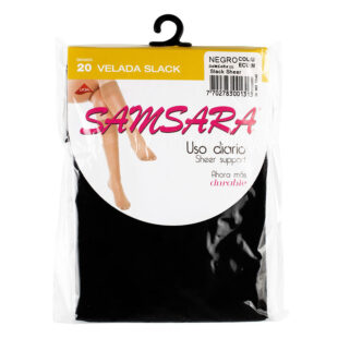 MEDIAS SAMSARA SLACK NEGRO