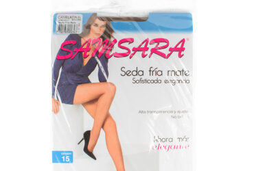 MEDIAS SAMSARA SEDA FRIA MATE XL CANELA
