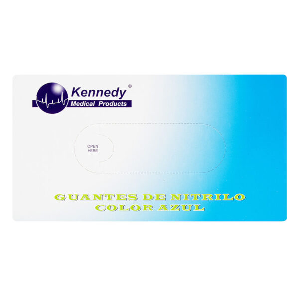 GUANTE NITRILO KENNEDY AZUL T.S 100 UD