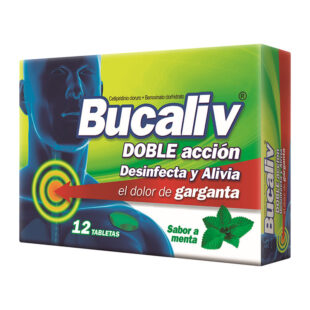 BUCALIV MENTA 48 TABLETAS