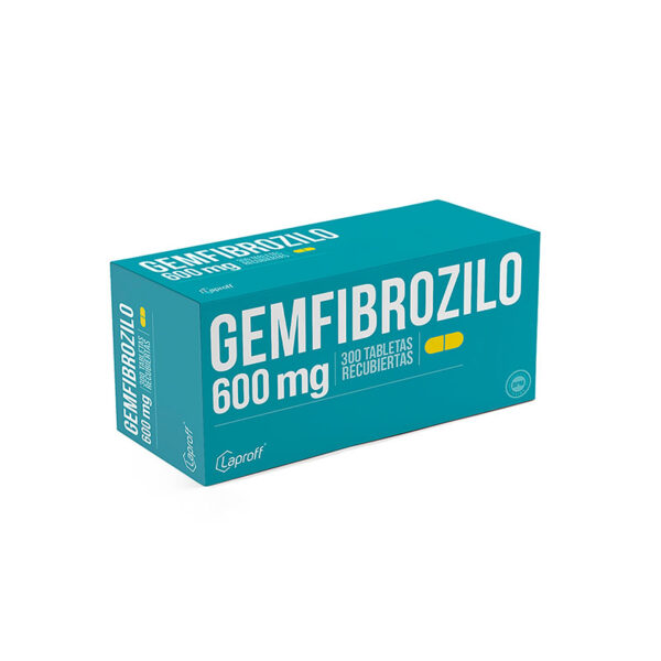 GEMFIBROZILO 600 MG 300 TABLETAS LP