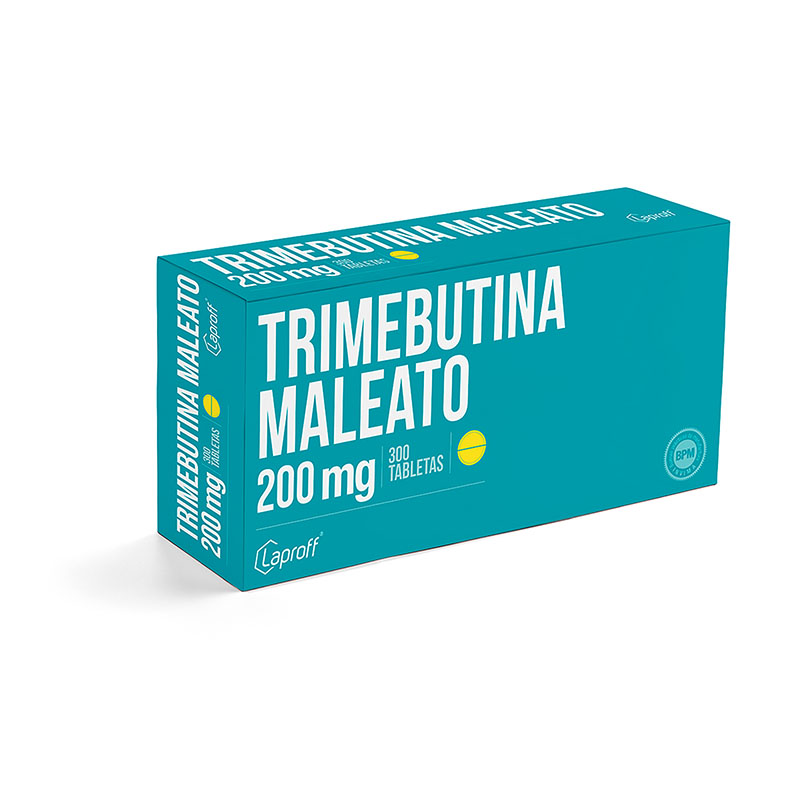 TRIMEBUTINA 200 MG 300 TABLETAS LP