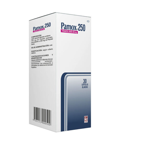 PAMOX 250 MG 30 CAPSULAS(3%+)