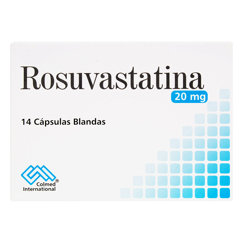 ROSUVASTATINA 20 MG 14 TABLETAS PC(3%+)