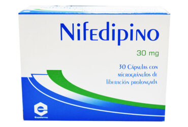 NIFEDIPINO 30 MG 30 CAPSULAS EX
