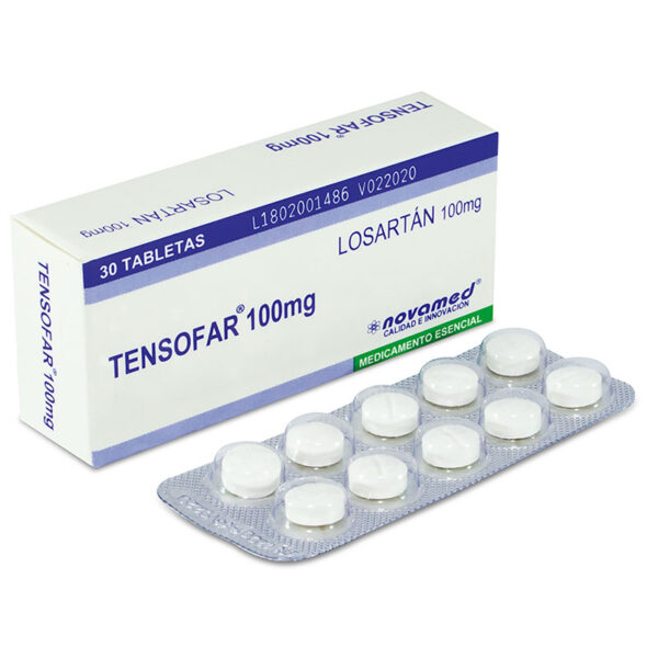 LOSARTAN TENSOFAR 100 MG 30 TABLETAS